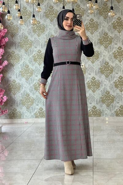 Destan Elbise Fuşya Fuşya