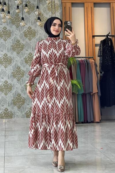 Ceren Elbise Camel Camel