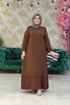 Canan Elbise Kahverengi Kahverengi