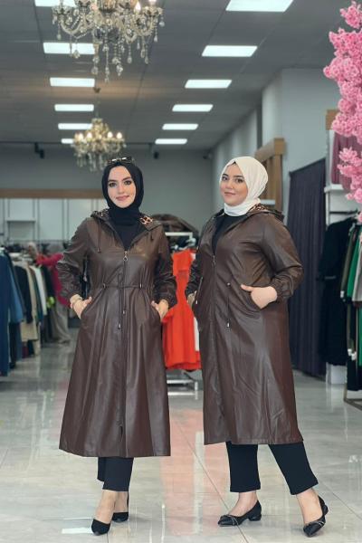 Uzun Deri Trenç Acı Kahve Acı Kahve