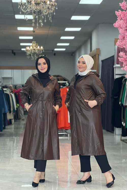 Uzun Deri Trenç Acı Kahve Acı Kahve