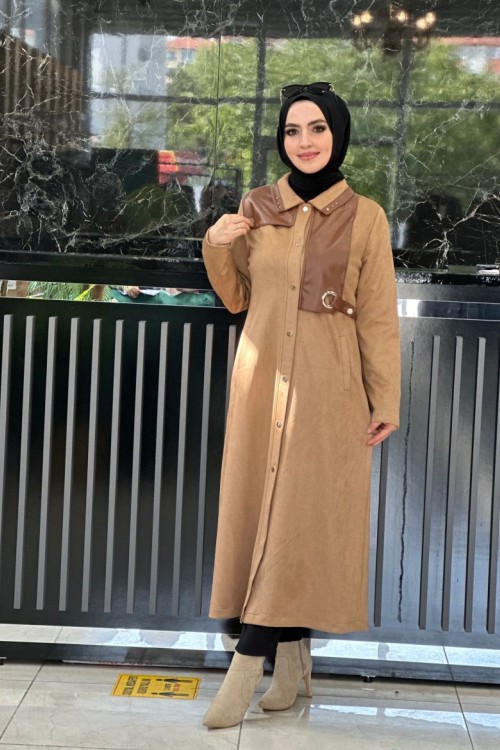 Süet Kaban Vizon Vizon