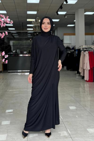 Gala Elbise Siyah Siyah