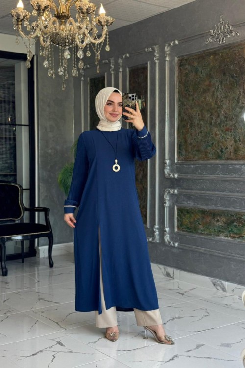 Belgin Takım İndigo mavi indigo