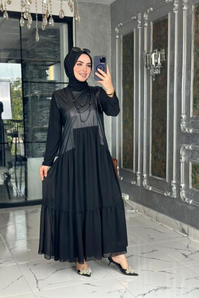 Helin Elbise Siyah  Siyah