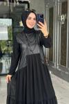 Helin Elbise Siyah  Siyah