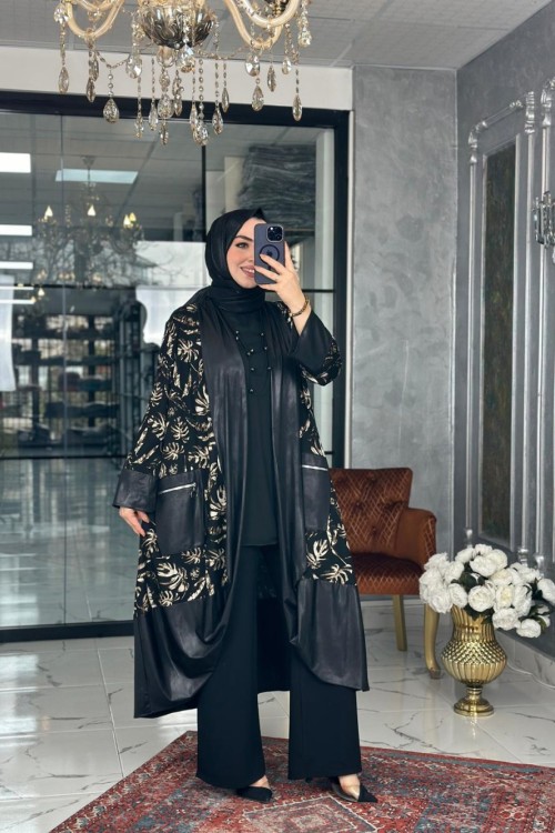 İlkin Giyçık Siyah-Gold Vizon Siyah