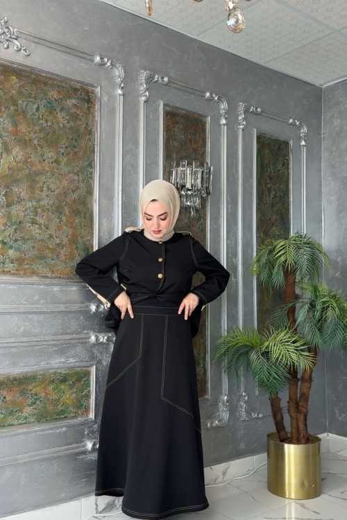 Nilüfer Takım-Siyah Siyah