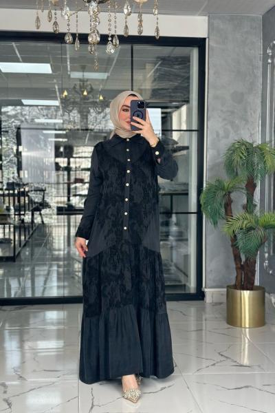 Dilan Elbise-Siyah Siyah