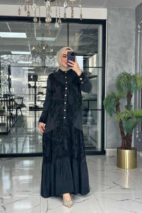 Dilan Elbise-Siyah Siyah
