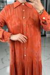 Dilan Elbise-Turuncu Turuncu