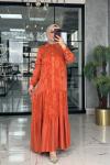 Dilan Elbise-Turuncu Turuncu