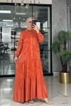 Dilan Elbise-Turuncu Turuncu