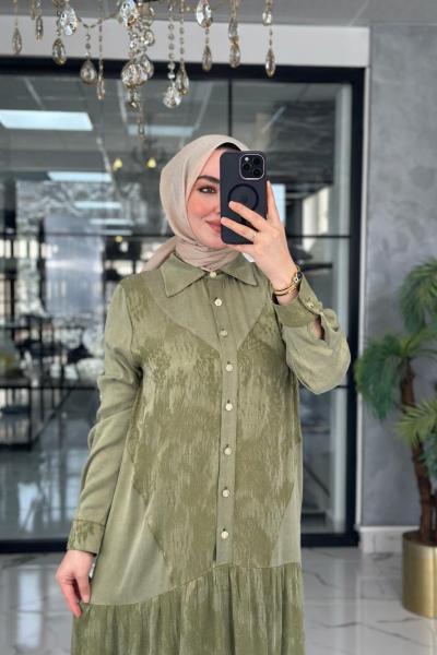 Dilan Elbise-Yeşil Yeşil