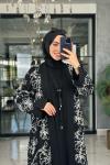 Karmen 2li Abaya-Siyah Siyah