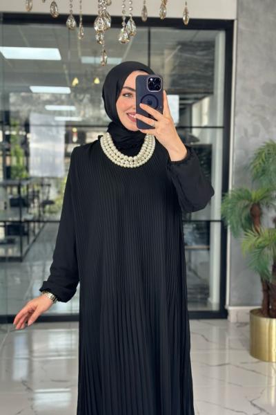 Prenses Elbise-Siyah Siyah