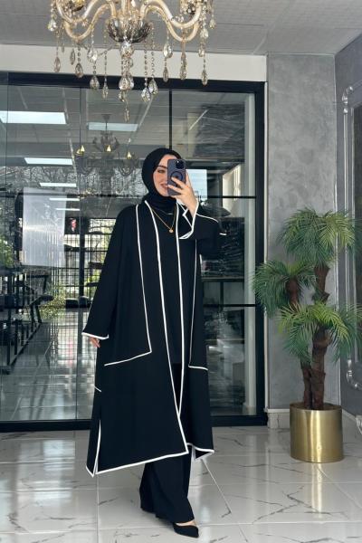 İnci Takım-Siyah Siyah