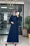 Serpil Elbise-Lacivert Lacivert