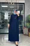 Serpil Elbise-Lacivert Lacivert