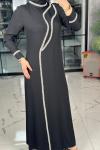 Alina Elbise-Siyah Siyah