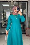 Dina Elbise-Turkuaz Turkuaz
