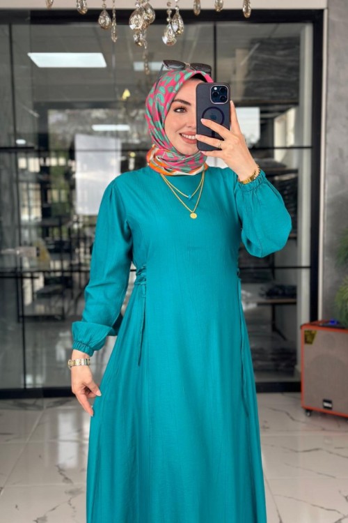 Dina Elbise-Turkuaz Turkuaz