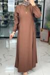Dina Elbise-Kahverengi Kahverengi