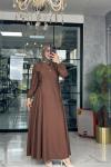 Dina Elbise-Kahverengi Kahverengi