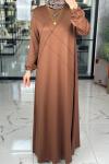 Mariye Elbise-Kahverengi Kahverengi