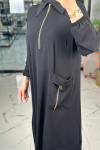 Defne Elbise-Siyah Siyah
