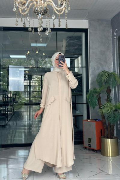 Ahsen Takım-Krem Krem