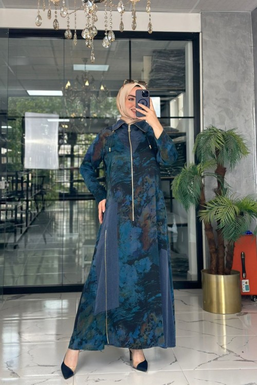 Mahya Elbise-Mavi Mavi