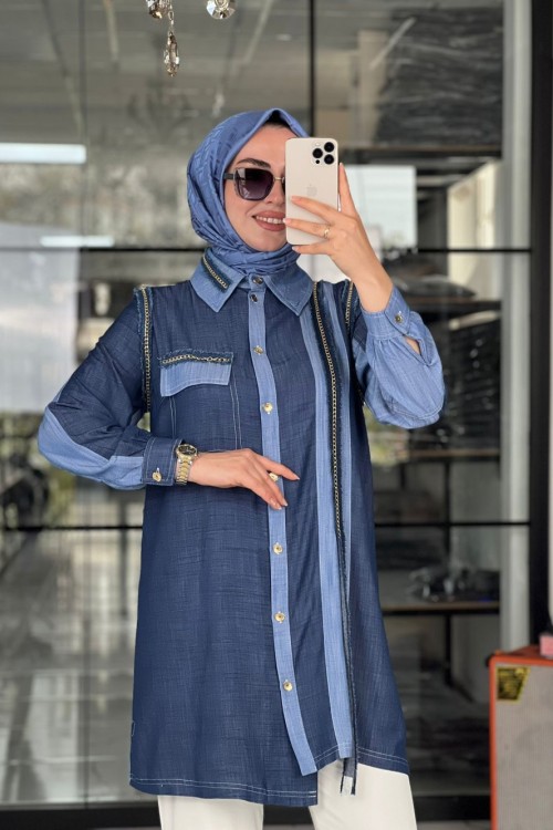 Alena Tunik-Lacivert Lacivert