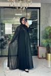 Perihan Abaya-Siyah Siyah