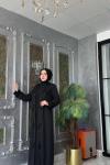 Irmak Abaya-Siyah Siyah