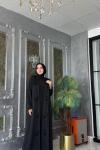 Irmak Abaya-Siyah Siyah