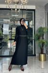 Gökçen Elbise-Siyah Siyah