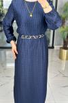 Gökçen Elbise-Lacivert Lacivert