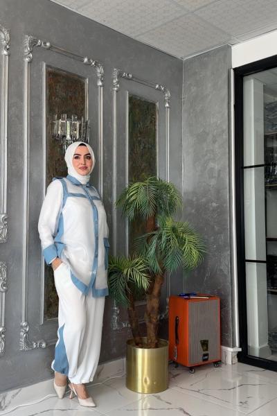 Smile Spor Takım-Beyaz Beyaz