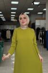 Pelin Elbise-F.Yeşili Fıstık Yeşili