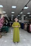 Pelin Elbise-F.Yeşili Fıstık Yeşili
