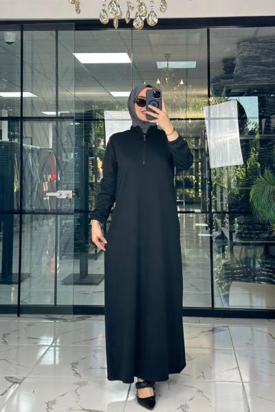 Nade Elbise Siyah Siyah