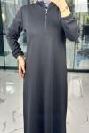 Nade Elbise Siyah Siyah