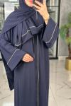 Hicri Abaya-Lacivert Lacivert