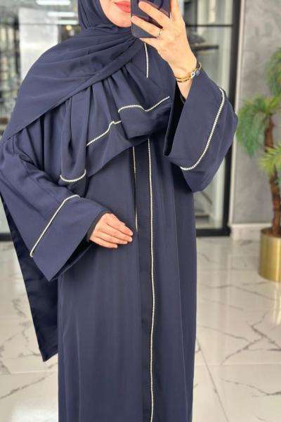 Hicri Abaya-Lacivert Lacivert