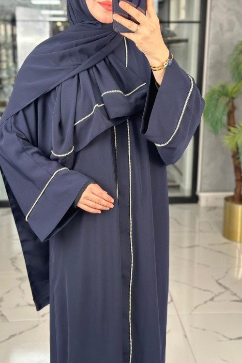Hicri Abaya-Lacivert Lacivert