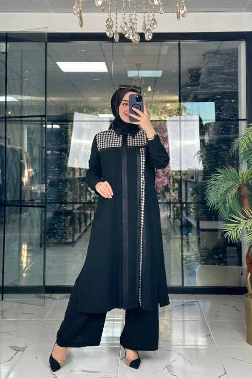 Selver Pantolonlu Takım Siyah Siyah