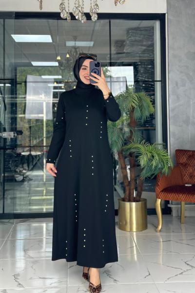 Yağmur Elbise Siyah Siyah