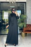 Aylin Elbise Siyah Siyah