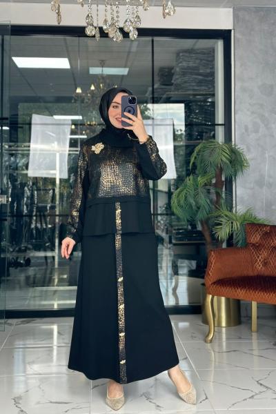 Gamze Etek Takım Siyah Siyah